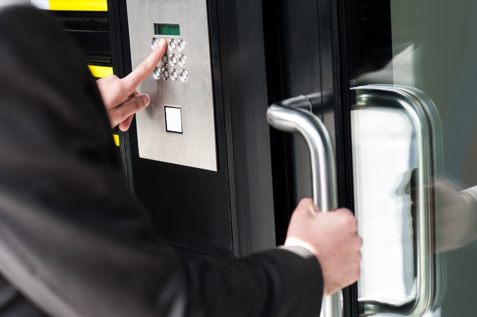 Access control keypad installed by Tony's Locksmith